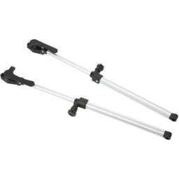 Lot de 2 tiges de support de fenêtre de camping-car 310-435 mm en alliage d'aluminium télescopique
