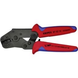 97 52 14 Pince à sertir pour connecteur ouvert, non-isolé 0.10 à 1.5 mm² C55114 - Knipex