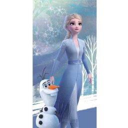 Serviette de plage - Disney La Reine des Neiges - Elsa et Olaf - 70x140 cm