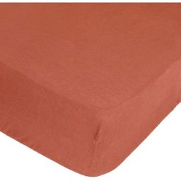 Drap Housse B30 100lin TC160x200 - Atmosphera créateur d'intérieur - Terracotta