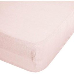 Atmosphera - Drap Housse B30 100lin Ro160x200 créateur d'intérieur - Rose