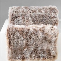 1001kdo Hygiene&beaute - Plaid couverture a poil doux 125 x 150 cm imitation Antartic Chocolat