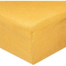 Atmosphera - Drap Housse B30 100lin Oc160x200 créateur d'intérieur - Ocre