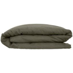 Housse de couette 100 % lin 240x220 vert kaki Atmosphera créateur d'intérieur - Kaki