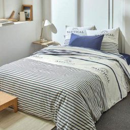 Parure de lit Nautical Ombre 240x220 cm - Bleu