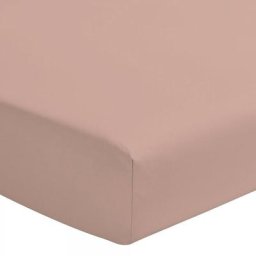 LE DRAP HOUSSE UNI 100% Coton - Bonnet 30cm COULEURS - Rose, ÉPAISSEUR/BONNET - 30 cm, MATIÈRE