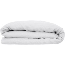 Housse de couette 100% lin 240x220 blanc Atmosphera créateur d'intérieur - Blanc
