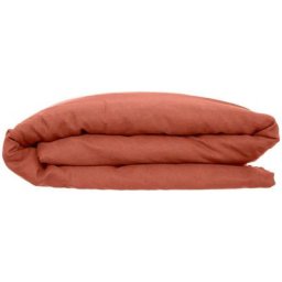Housse de couette 100 % lin 240x220 Terracota Atmosphera créateur d'intérieur - Terracotta