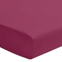 Home Linge Passion - le drap housse uni 100% Coton - Bonnet 30cm couleurs - Fushia,