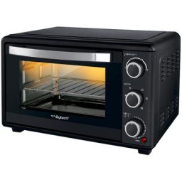 Sytech - Four électrique, 25 litres, convection, lumière, 1500w., Noir
