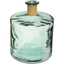Vase Épaule en Verre Recyclé Atmosphera créateur d'intérieur - Transparent