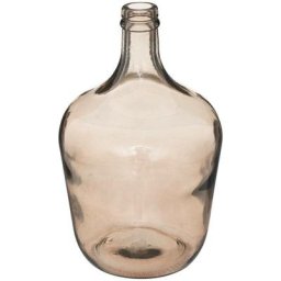 Vase Dame jeanne - verre recyclé - H30 cm Atmosphera créateur d'intérieur - Gris fumé