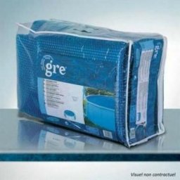 Couverture isotherme pour piscine en bois carre 305x305