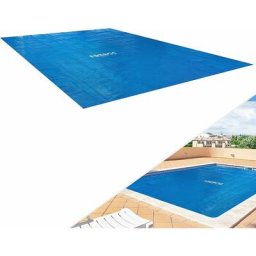 Bâche thermique bâche solaire chauffage solaire piscine 4,5m x 2,2 m Bleu - Bleu - Arebos