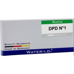 Tablettes DPD 1 chloor pour photomètre - Poollab - 100 pastilles - Water ID