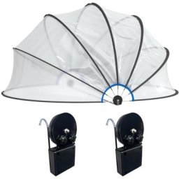 Vidaxl - Dôme de piscine avec support rond 467x234 cm pvc n/a