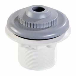 Piscineo - Bouche de refoulement liner gris clair pour piscine enterrée