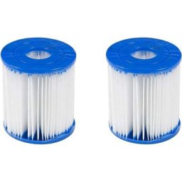 Wahaison - Lot de 2 cartouches filtrantes pour Bestway Taille 1 Filtre pour piscine Bestway 58093