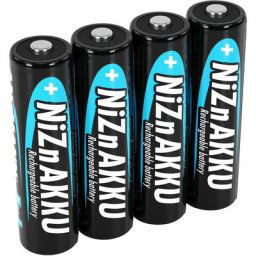 Ansmann Piles rechargeables NiZn aa 2500 mWh 1,6V (lot de 4)