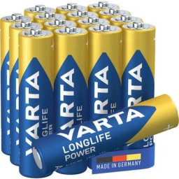Piles Alcalines aaa Longlife Power Lot De 16 - Varta