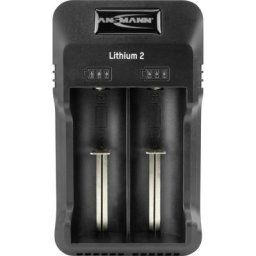 Lithium 2 Chargeur de piles rondes Li-ion, NiCd, NiMH 10340, 10350, 10440, 10500, 12500, 12650,