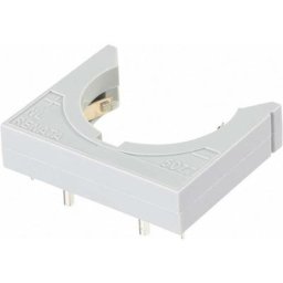 Support de pile bouton cr 2450N, cr 2477N Renata 701112 horizontal, montage tht - blanc