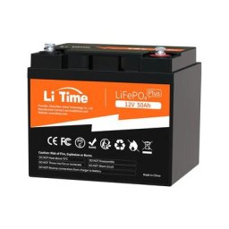 LiFePO4 12V 50Ah 640Wh Batterie lithium fer phosphate batterie solaire et éolienne,stockage avec