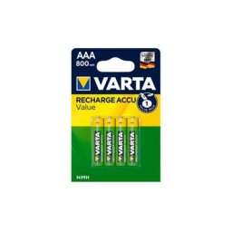 4 Piles LR03 Varta aaa Rechargeables 800mAh