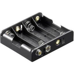Support de pile 4x LR6 (aa) Goobay 81466 raccordement par empreinte pile 9V (l x l x h) 61.7 x 56.6