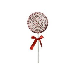 Kaemingk - Suspension Sucette Rouge Et Blanc 28Cm