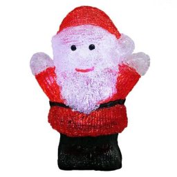 Deuba - Figurine lumineuse led en acrylique - décoration de Noël - Modèle au choix Père Noël