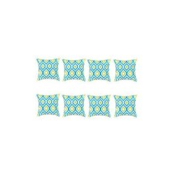 Gardenista - Extérieur Coussins imprimés, Résistant à l'eau Coussin à motifs géométriques pour