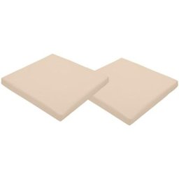 Coussin de siège carré antidérapant résistant à l'eau avec attaches sécurisées pour l'extérieur,
