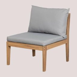 Sklum - Modules de Salon de Jardin Filips Gris Vison - Gris Vison Fauteuil