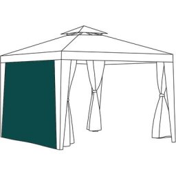 Rideaux de tonnelle d'extérieur avec œillets, imperméables et coupe-vent pour balcon de jardin,