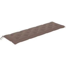 Coussin matelas assise dossier pour banc de balancelle jardin grand confort en Tissu 180x50x7 cm
