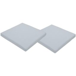 Coussin de siège carré antidérapant résistant à l'eau avec attaches sécurisées pour l'extérieur,