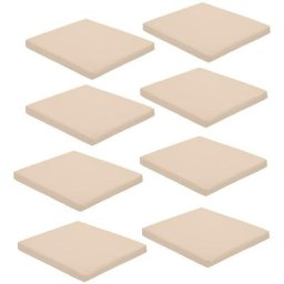 Gardenista - Coussin de siège carré antidérapant résistant à l'eau avec attaches sécurisées pour