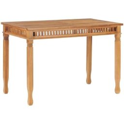 Table à manger de jardin 120x65x80 cm Bois de teck solide Vidaxl n/a