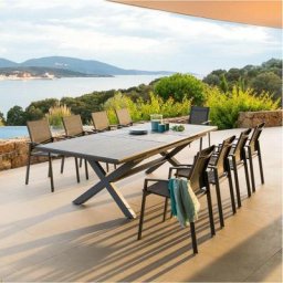 Table De Jardin Extensible Axiome - Hespéride - Graphite