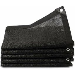 Filet d'ombrage 8 aiguilles ombrage 80 % voile d'ombrage épaisse renforcée, filet coupe-vent pour