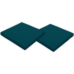 Coussin de siège carré antidérapant résistant à l'eau avec attaches sécurisées pour l'extérieur,