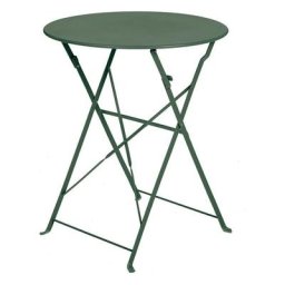 Capri - Table de jardin pliante - 2 places - Vert Amande - vert amande