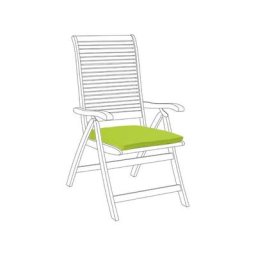 Gardenista - Coussin de siège carré antidérapant résistant à l'eau avec attaches sécurisées pour