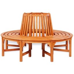 Banc d'arbre ø 160 cm Bois Vidaxl n/a