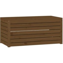 Boîte de jardin marron miel 101x50,5x46,5 cm bois massif de pin Vidaxl Honey brown