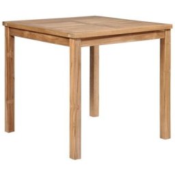 Table de jardin 80x80x77 cm Bois de teck solide Vidaxl n/a
