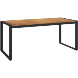 Vidaxl - Table de jardin et pieds en forme de u 180x90x75 cm bois acacia n/a