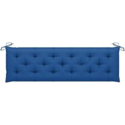 Coussin matelas assise dossier pour banc de balancelle jardin grand confort en Tissu 180x50x7 cm