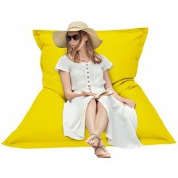 Gardenista - Poufs rectangulaire géant pour le Jardin, Pouf xxl confortable et durable pour la